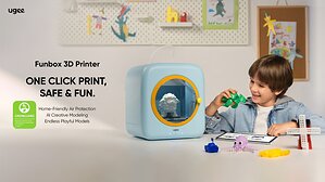 ugee Globally Launches Funbox, UL GREENGUARD Certified Kids 3D Printer Safe &amp; Friendly for Children and Beginners with Out-of-box Operation