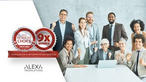 Alexa Translations Wins 9th Consecutive Readers' Choice Award from Canadian Lawyer Magazine